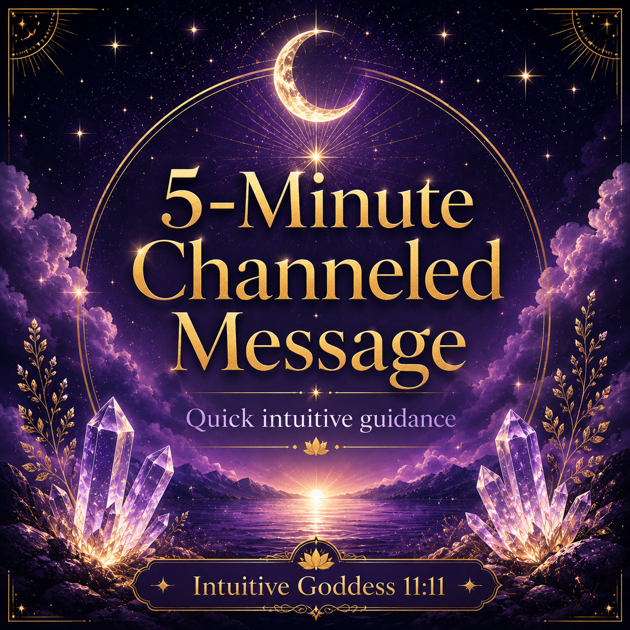 5-Minute Channeled Message product image for Intuitive Goddess 11:11