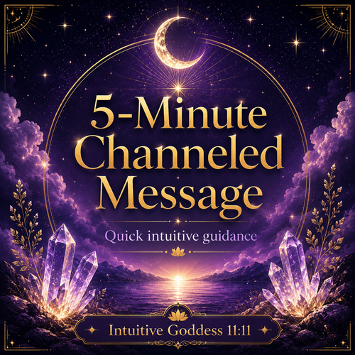 5-Minute Channeled Message product image for Intuitive Goddess 11:11