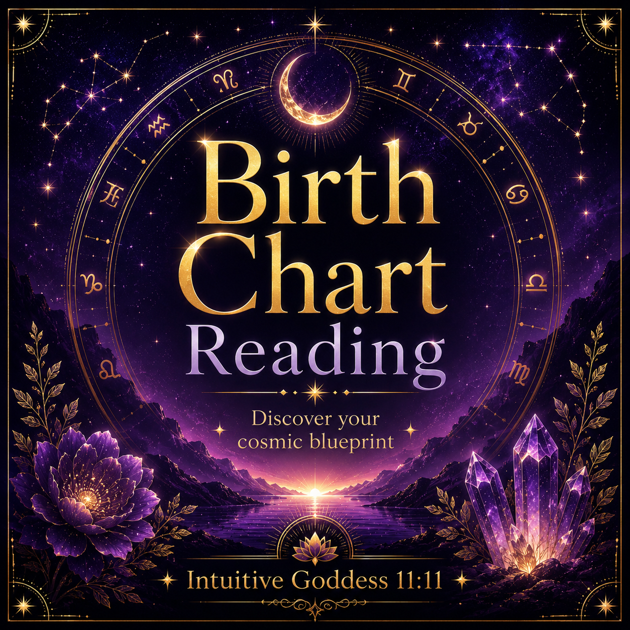 Birth Chart Reading product image for Intuitive Goddess 11:11