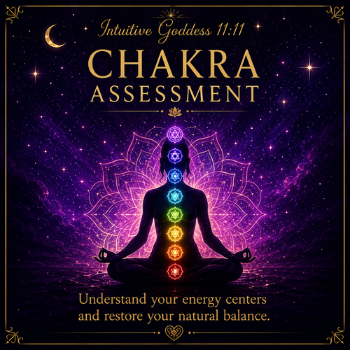 Chakra Assessment by Intuitive Goddess 11:11