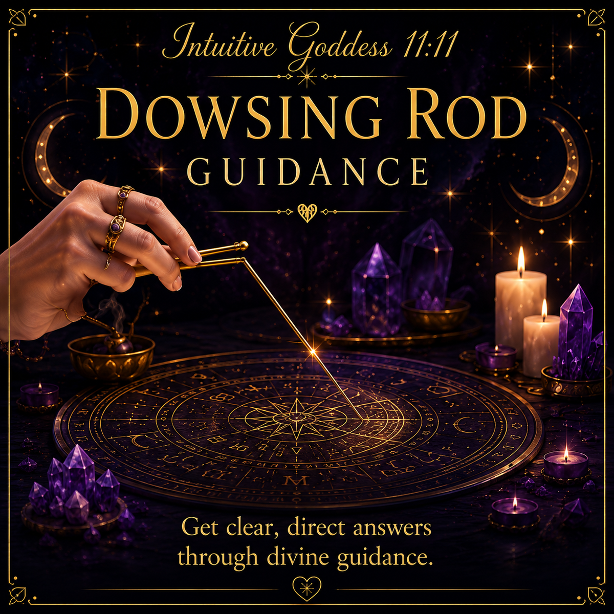 Dowsing Rod Guidance Session by Intuitive Goddess 11:11