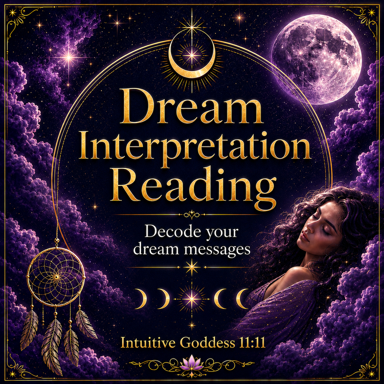 Dream Interpretation Reading product image for Intuitive Goddess 11:11