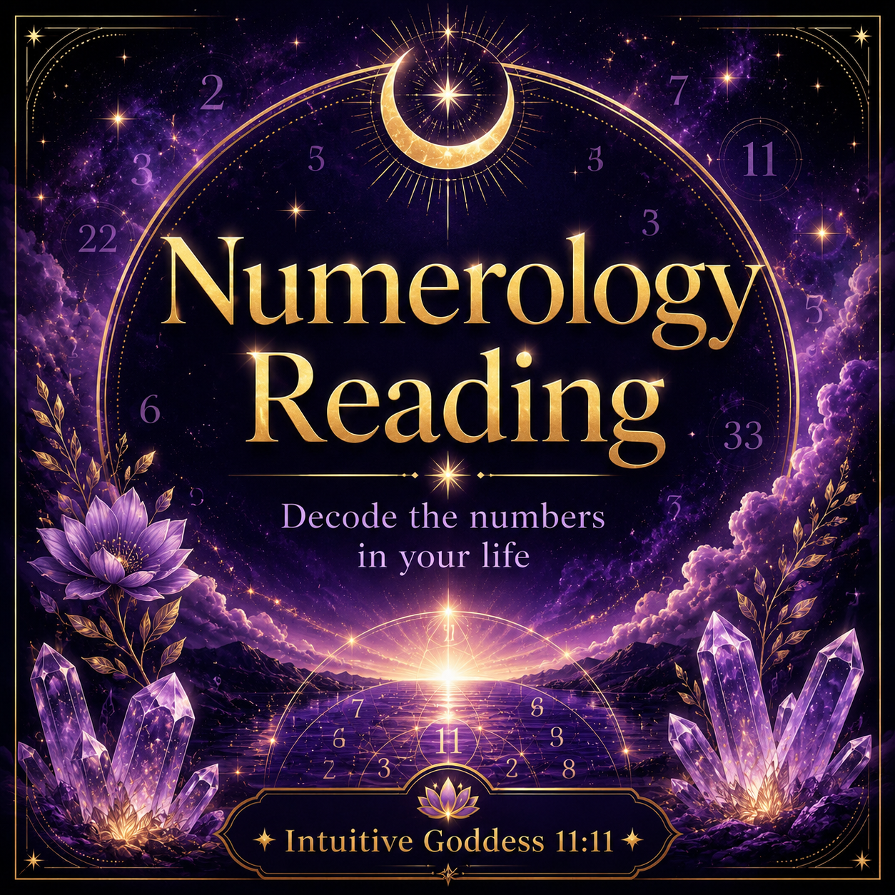 Numerology Reading product image for Intuitive Goddess 11:11