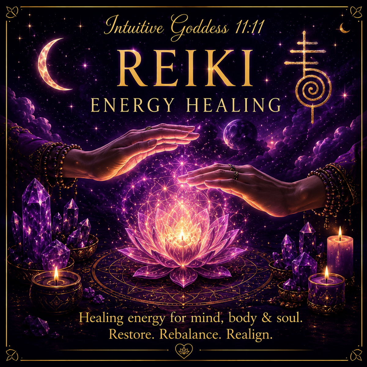 Reiki Energy Healing Session by Intuitive Goddess 11:11