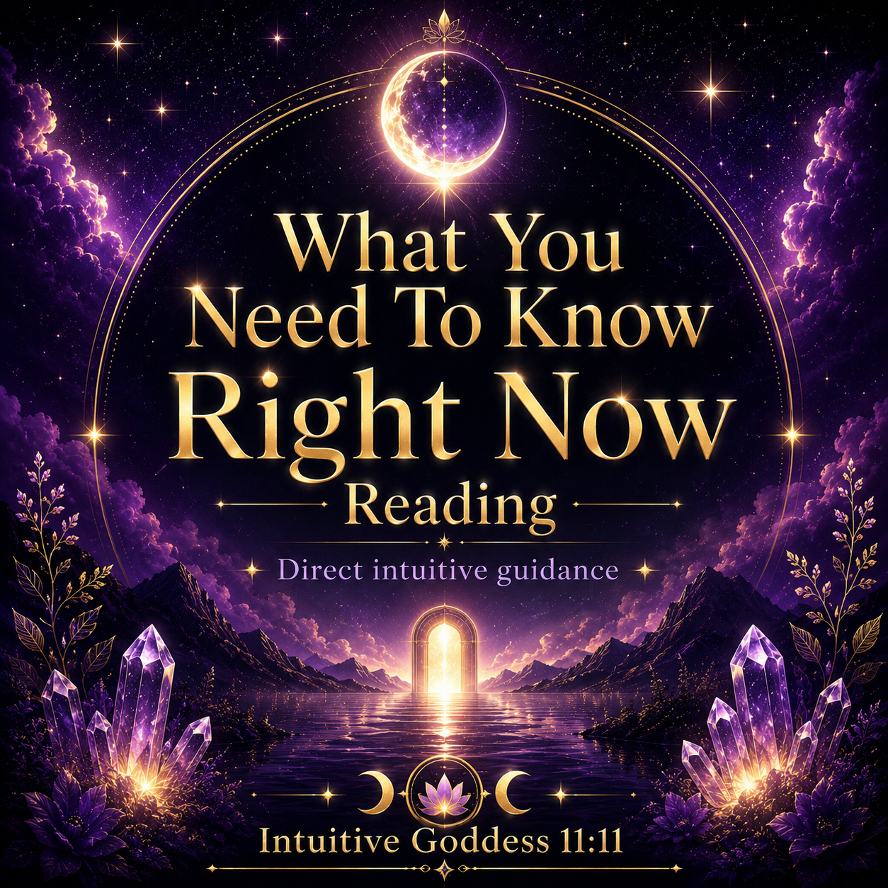 What You Need To Know Right Now 60-Minute Phone Reading product image for Intuitive Goddess 11:11